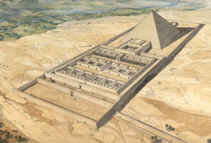 Jean-Claude Golvin - Egypte - Hawara - Labyrinthe