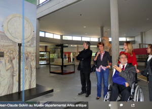 Jean-Claude Golvin et Fanny Revault - Exposition : "Jean-Claude Golvin, Un architecte au coeur de l’histoire" -