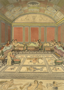 Jean-Claude Golvin - Arles - le triclinium