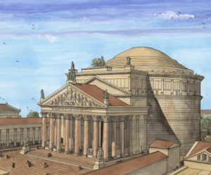 Jean-Claude Golvin - Rome - Panthéon