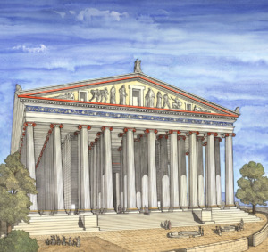 Jean-Claude Golvin - Temple d'Apollon
