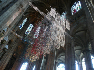 Carole Simard-Laflamme - LA ROBE-CATHÉDRALE / Église Saint-Eustache / Festival de la Diversité des Expressions Culturelles, UNESCO / Paris, 2010