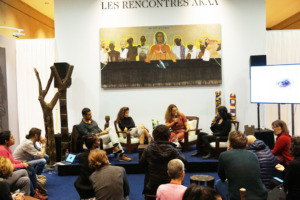 Rencontre animée par Véronique Rieffel - AKAA 2018 - Carreau du Temple