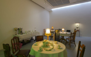 Vue de l’exposition AM-BIG-U-US LEGSICON de Laure Prouvost, M HKA, Anvers, 2019
Crédit photo: M HKA