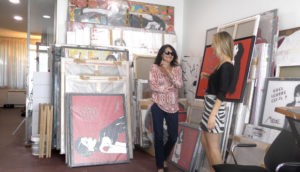 Miss Tic et Fanny Revault - Atelier de l'artiste
