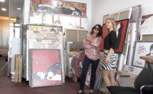 Miss Tic et Fanny Revault - Atelier de l'artiste